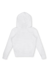 KID'S 5 STRIPE HOODIE - WHITE