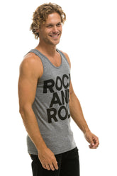 MEN'S ROCK AND ROLL TANK - HEATHER GREY