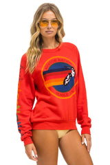 AVIATOR NATION SWEATSHIRT - RED