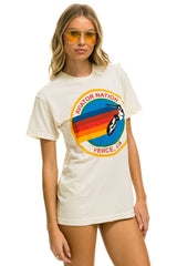 SIGNATURE TEE - VINTAGE WHITE