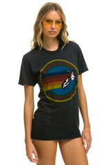 SIGNATURE VENICE TEE - CHARCOAL