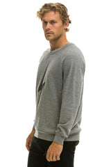 BOLT SWEATSHIRT - HEATHER GREY