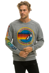 AVIATOR NATION SWEATSHIRT - HEATHER GREY