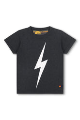KID'S BOLT TEE - CHARCOAL
