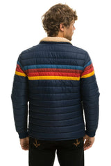 4 STRIPE JACKET - NAVY