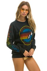 AVIATOR NATION SWEATSHIRT - CHARCOAL