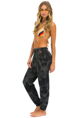 HAND DYED SWEATPANTS - TIE DYE VINTAGE CHARCOAL