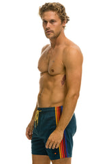 MEN'S 5 STRIPE FLEX SHORTS - DEEP OCEAN