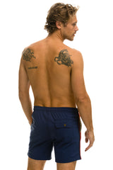 MEN'S 5 STRIPE FLEX SHORTS - NAVY