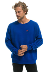 VINTAGE CABIN 2 UNISEX CASHMERE SWEATER - LAPIS