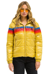 5 STRIPE TREKKER JACKET - GLOSSY KHAKI