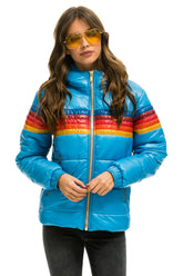 5 STRIPE TREKKER JACKET - GLOSSY OCEAN
