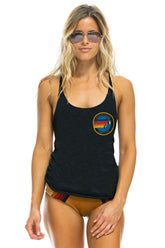 AVIATOR NATION TANK - CHARCOAL