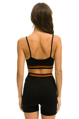 LOGO 4 INCH HI-RISE BIKER SHORT - BLACK