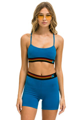 LOGO ADJUSTABLE BRALETTE - CARIBBEAN