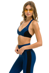 COLOR BLOCK BRALETTE SPORTS BRA - ROYAL