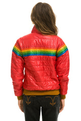 6 STRIPE JACKET - GLOSSY CHERRY