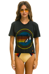 SIGNATURE ATX BOYFRIEND TEE - CHARCOAL