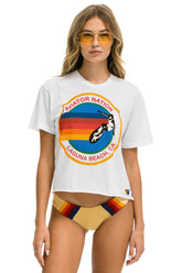 SIGNATURE LAGUNA BEACH BOYFRIEND TEE - WHITE