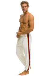 CLASSIC VELVET SWEATPANTS - WHITE