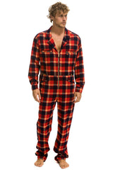UNISEX PLAID FLIGHT SUIT - RUGBY PLAID
