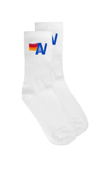 LOGO SOCK - WHITE
