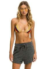 LOGO EMBROIDERY LIGHT WEIGHT LOUNGER SHORT - HEATHER