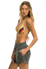 LOGO EMBROIDERY LIGHT WEIGHT LOUNGER SHORT - HEATHER