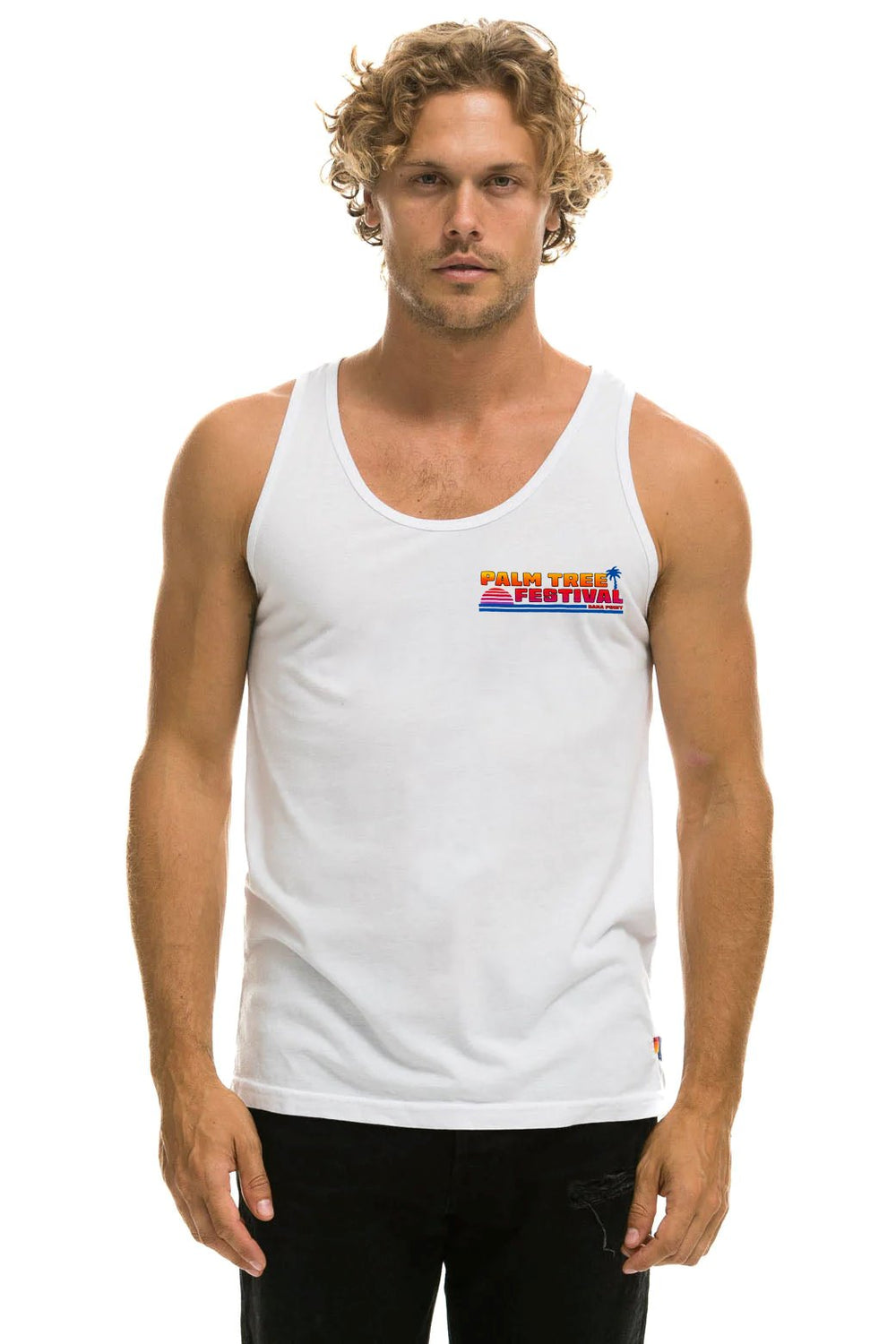 PALM TREE FESTIVAL DANA POINT 2023 TANK - WHITE