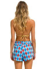 DIAMOND REPEAT LOUNGER SHORTS - SKY