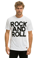 ROCK AND ROLL TEE - WHITE