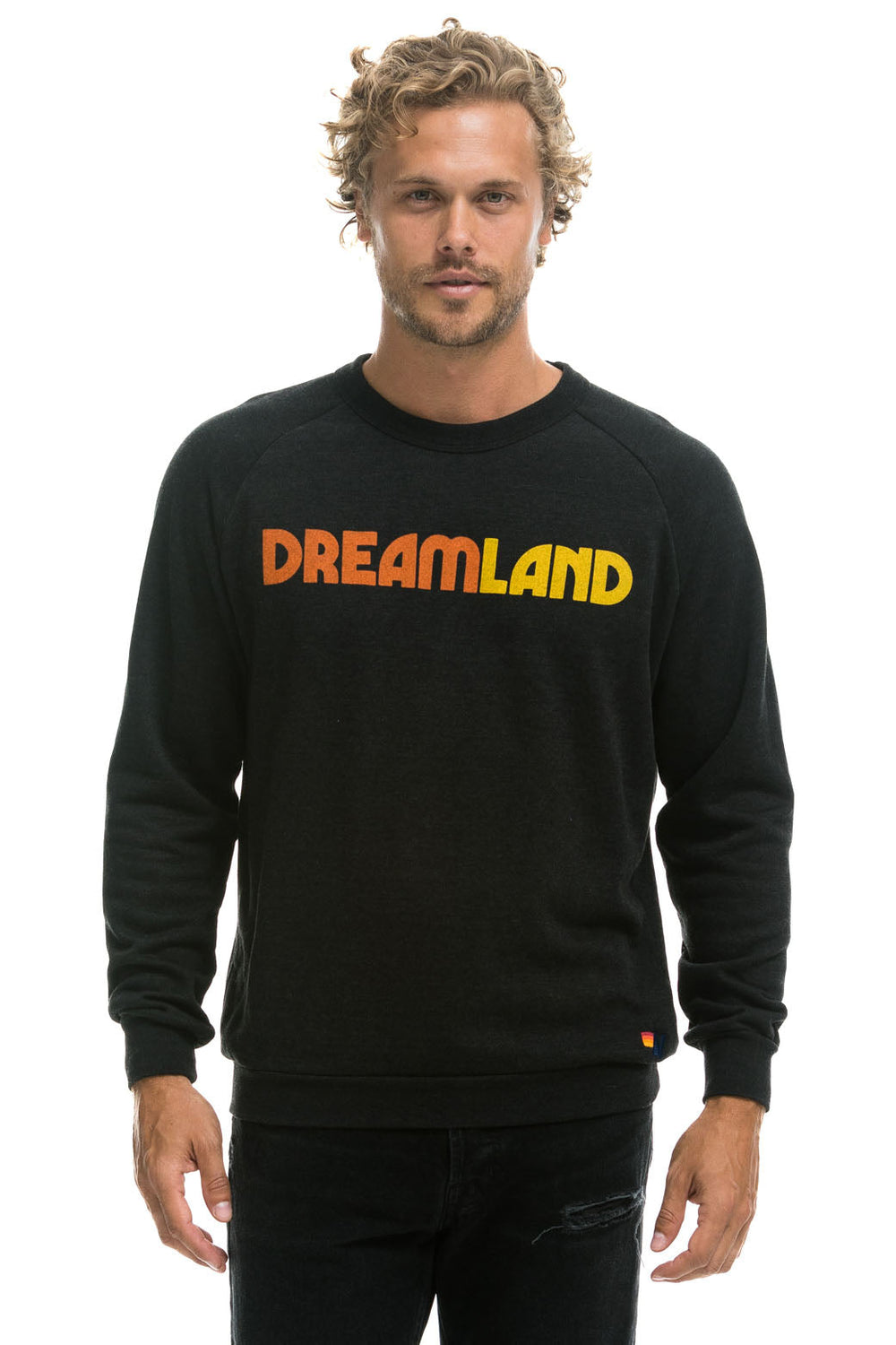 DREAMLAND LOGO CREW SWEATSHIRT - BLACK