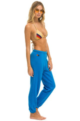 5 STRIPE SWEATPANTS - OCEAN