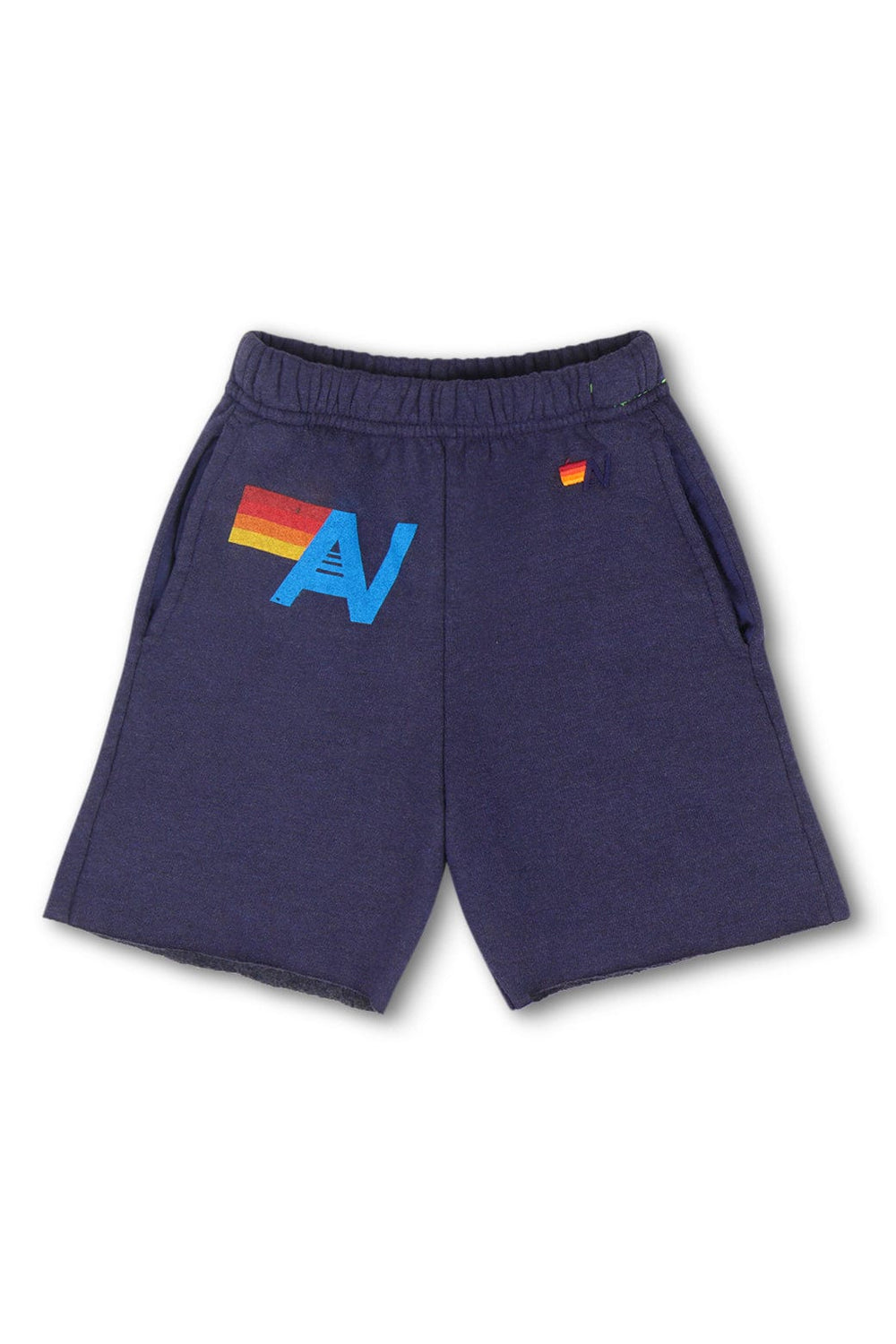 LOGO KIDS SWEATSHORTS - NAVY