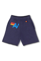 LOGO KIDS SWEATSHORTS - NAVY