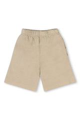 LOGO KIDS SWEATSHORTS - SAND