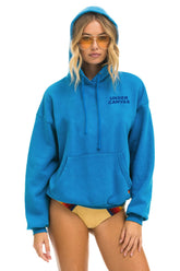 UNDER CANVAS RELAXED PULLOVER HOODIE - COBALT