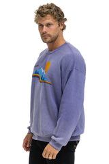 ASPEN MOUNTAIN RELAXED CREW SWEATSHIRT - FADED GRAPE