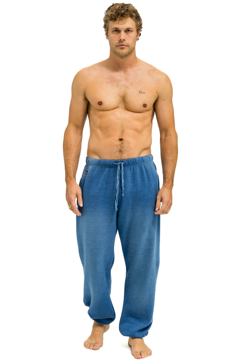 ESSENTIAL SWEATPANTS - FADED WATER