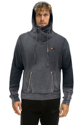 NINJA PULLOVER HOODIE - FADED SMOKE