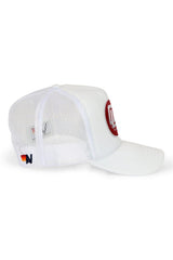 UNIVERSITY OF OKLAHOMA VINTAGE LOW RISE TRUCKER - WHITE