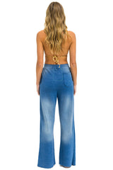 AN 3D WIDE LEG POCKET SWEATPANTS - FADED WATER