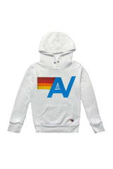 KID'S LOGO PULLOVER HOODIE - WHITE