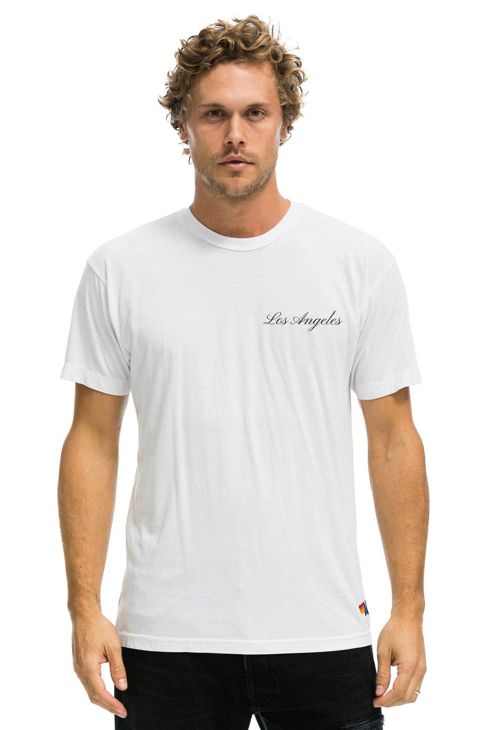 CHAD SMITH DREAMLAND LA FIRES BENEFIT CREW TEE - WHITE