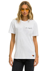 CHAD SMITH DREAMLAND LA FIRES BENEFIT CREW TEE - WHITE