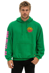 LA ONDA 2025 RELAXED PULLOVER HOODIE - KELLY GREEN