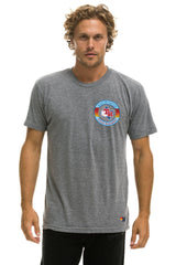 TEXAS RANGERS UNISEX CREW TEE - HEATHER GREY