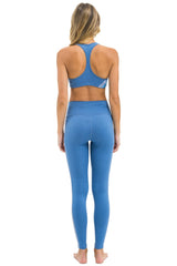 FULL LENGTH HI-RISE 5 STRIPE LEGGINGS - WATER