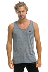 MEN'S BASIC TANK - HEATHER GREY
