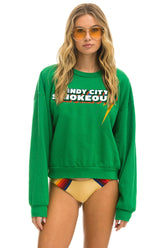 WINDY CITY SMOKEOUT 2025 CREW SWEATSHIRT RELAXED - KELLY GREEN